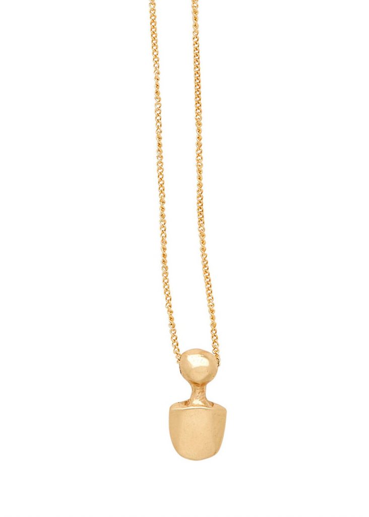 Julie Cohn | Petite Amulet Bronze Pendant Necklace