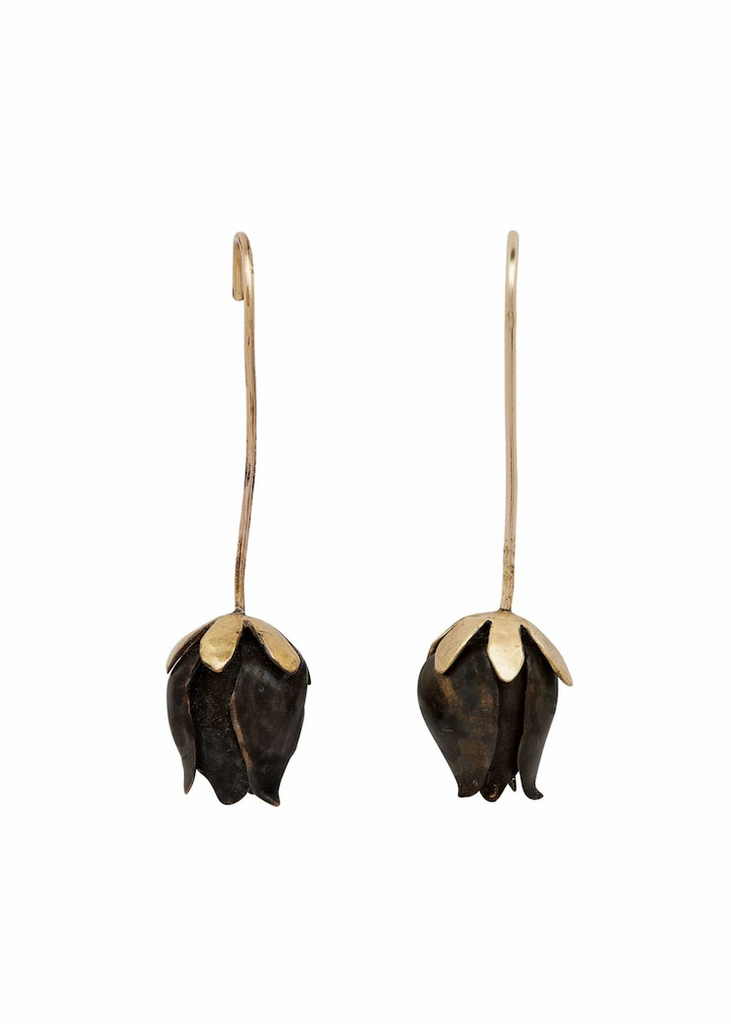 Julie Cohn | Petite Black Rose Earring
