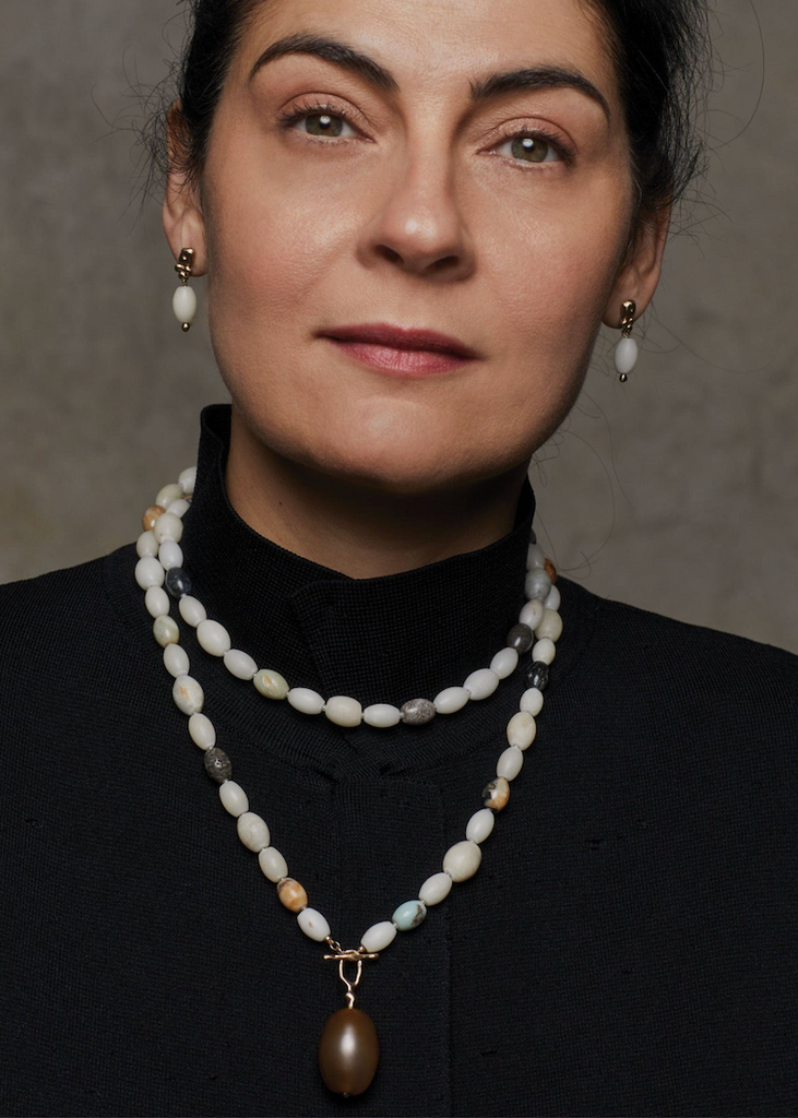 Julie Cohn | Petite Ore Agate Earring