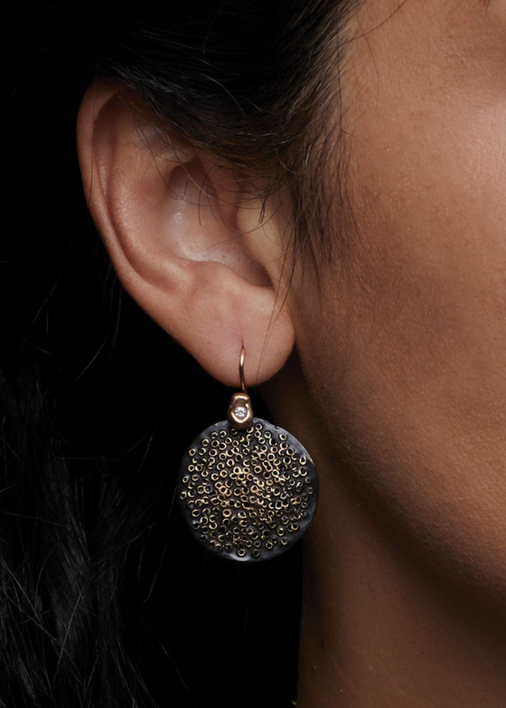 Julie Cohn | Pollen Black Bronze Earring