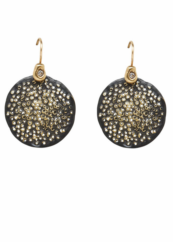 Julie Cohn | Pollen Black Bronze Earring