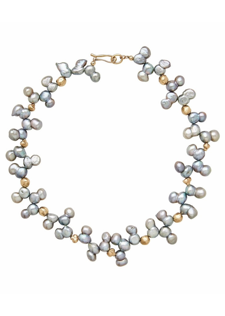 Julie Cohn | Relic Pearl Bronze Necklace