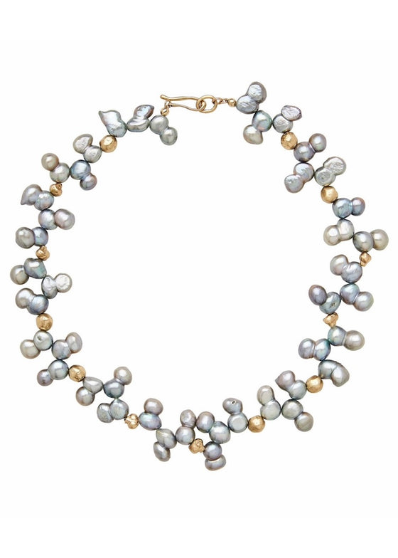 Julie Cohn | Relic Pearl Bronze Necklace