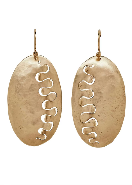 Julie Cohn | Ruffle Bronze Earring