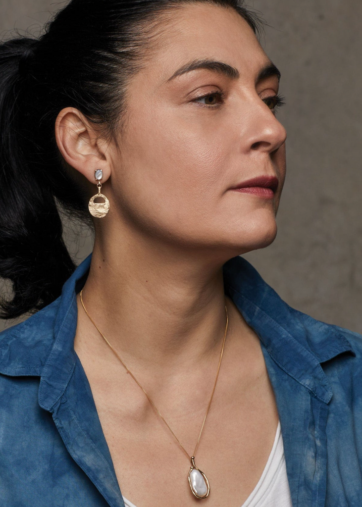 Julie Cohn | Saturn Pearl Pendant