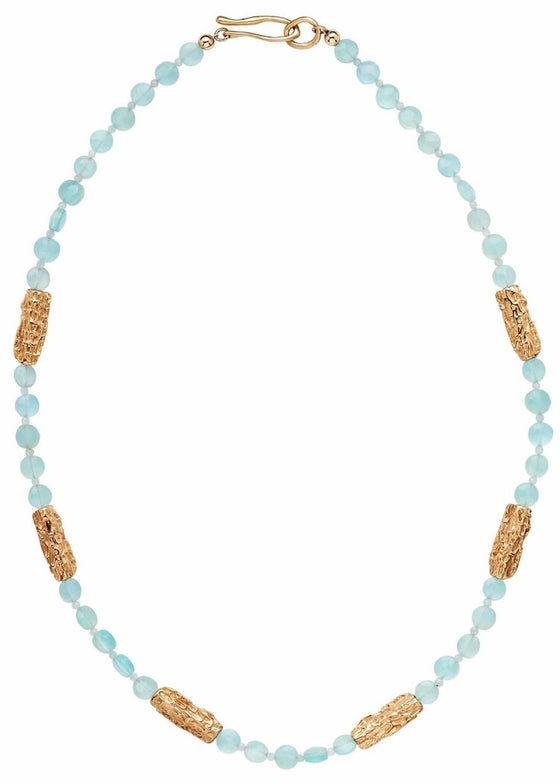 Julie Cohn | Sicily Aqua Chalcedony Necklace