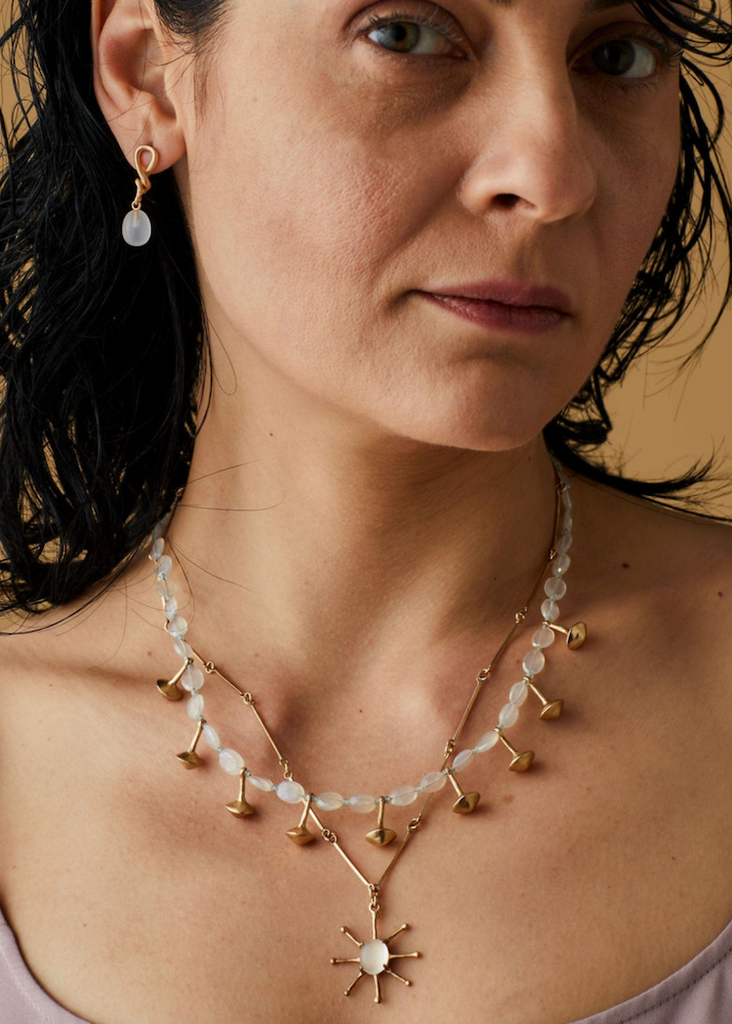 Julie Cohn | Stella White Quartz Necklace