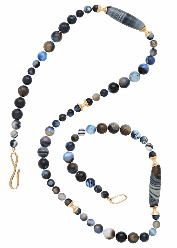 Julie Cohn | Storm Agate Bronze Necklace