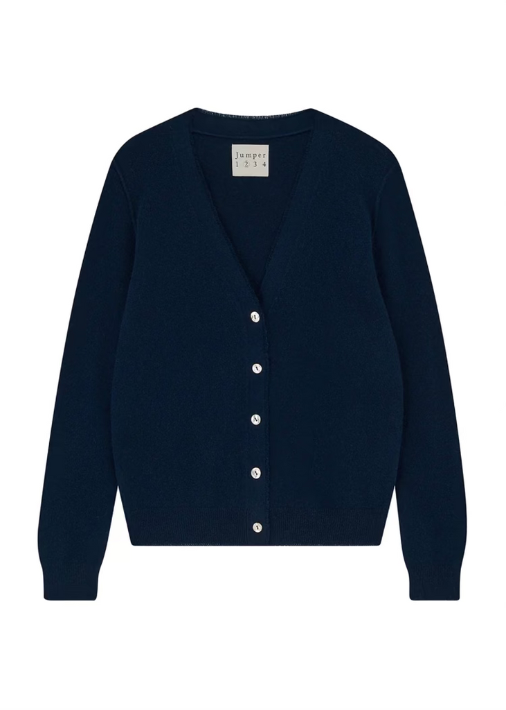 Jumper 1234 | Distressed Vee Cardigan