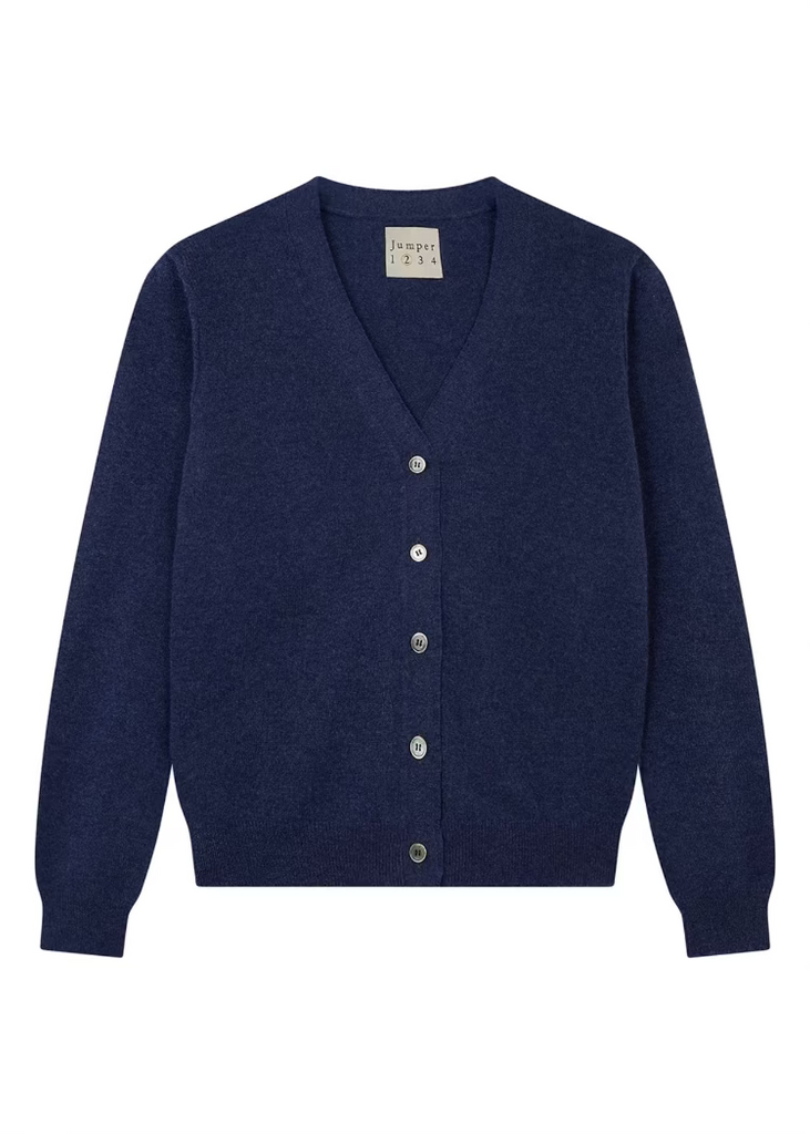Jumper 1234 | Distressed Vee Cardigan