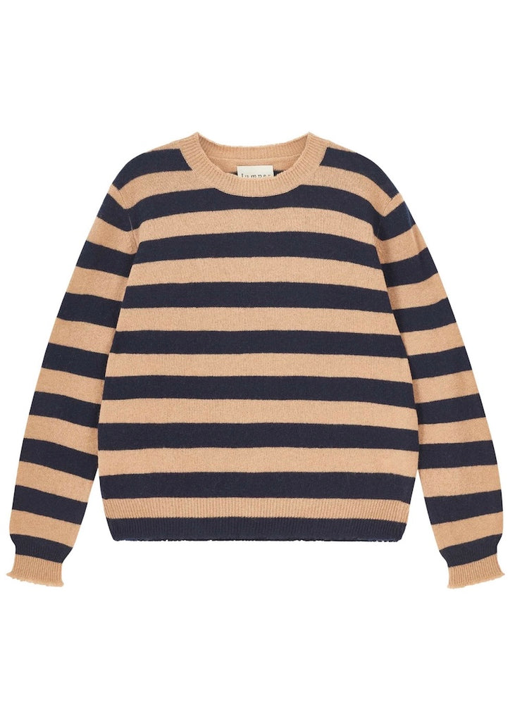 Jumper 1234 | Stripe Distressed Crew