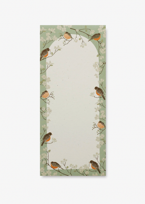 June & December | Early Bird Gets the Worm Notepad