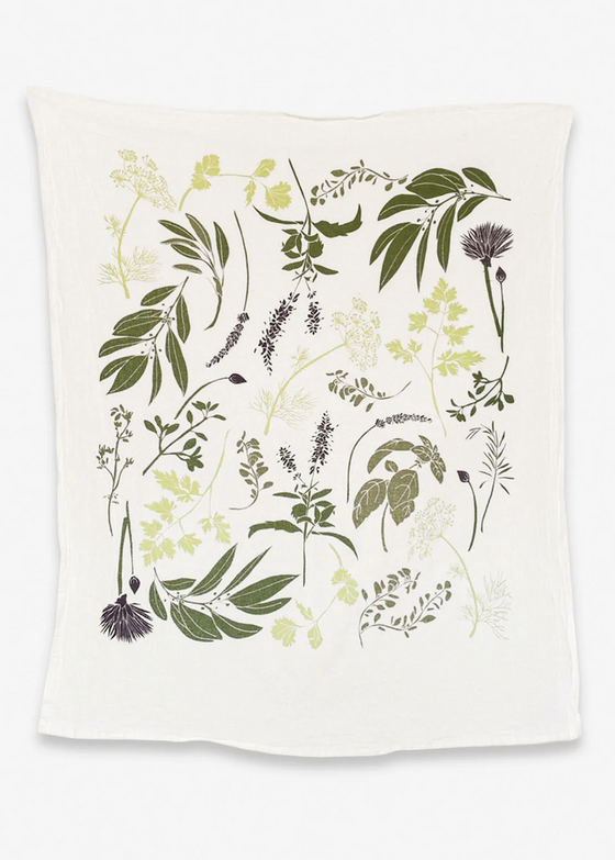June & December | Herb Garden Towel