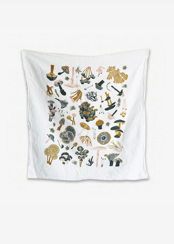 June & December | Mosses + Mushrooms Towel