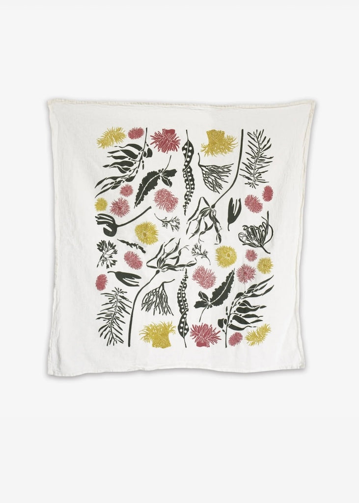 June & December | Sea Flowers + Seaweeds Towel