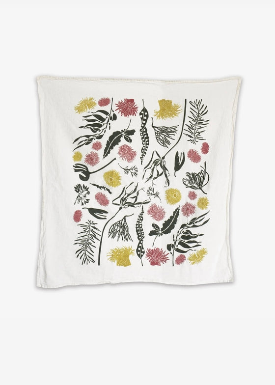 June & December | Sea Flowers + Seaweeds Towel
