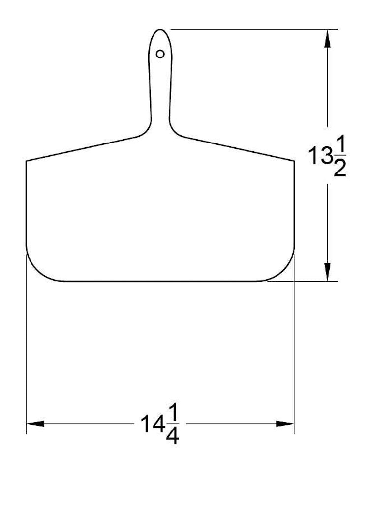 KHEM Studios Whale Bone Cutting Board Cherry The Phoenix