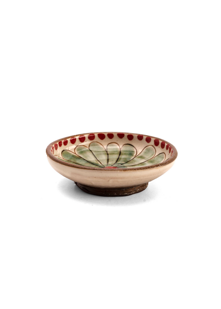 KILIIM | Daisy Mini Ceramic Plate Red
