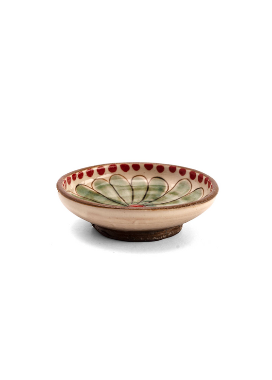 KILIIM | Daisy Mini Ceramic Plate Red