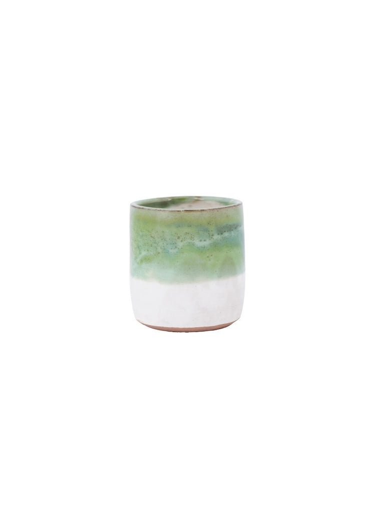 KILIIM | Half Green Espresso Ceramic Cup Set