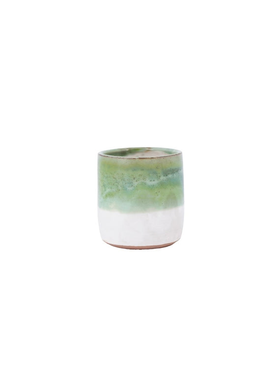 KILIIM | Half Green Espresso Ceramic Cup Set