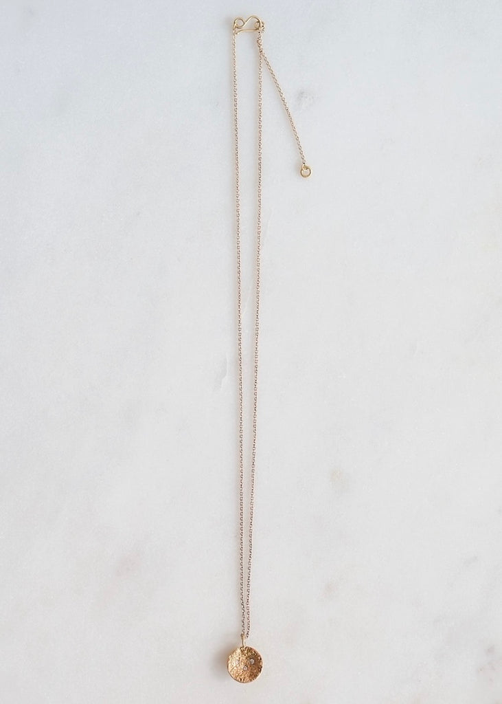 Kate Maller | Double Gold Moon Surface Pendant