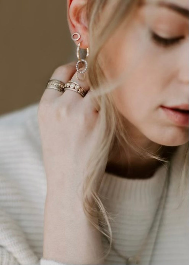 Kate Maller | In Bloom Stacking Ring 18k Blooms