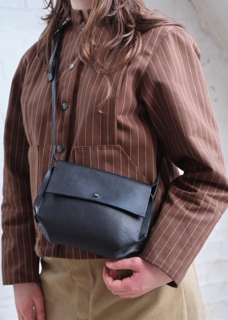 Kate Sheridan | Midi Pleat Bag | Black