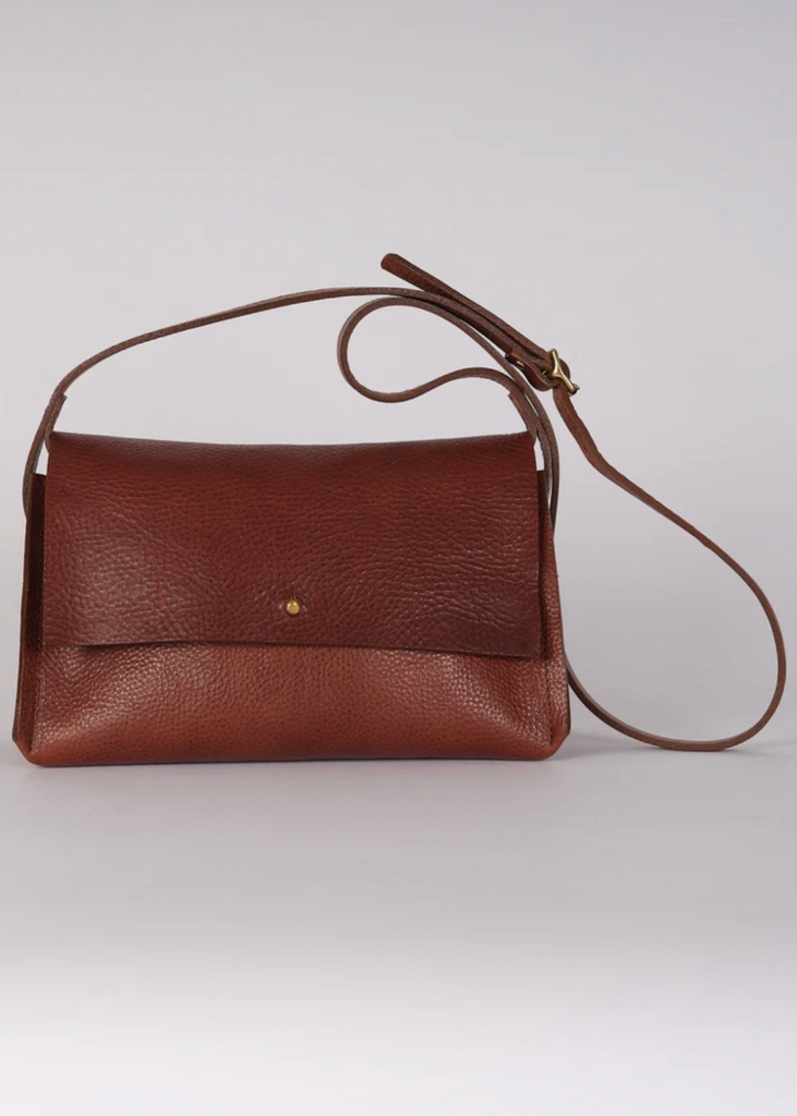 Kate Sheridan | Midi Pleat Bag | Papaya