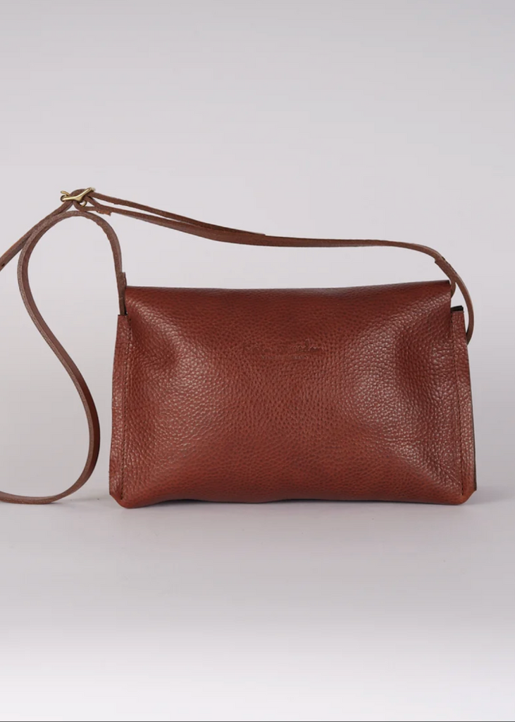 Kate Sheridan | Midi Pleat Bag | Papaya