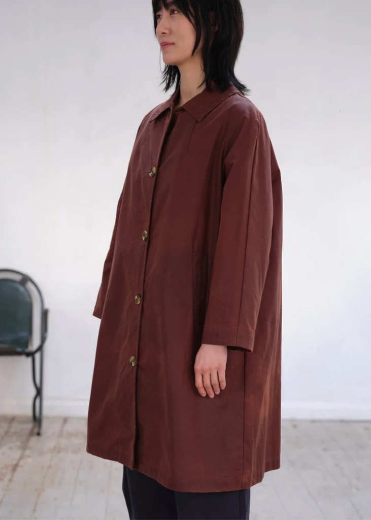Kate Sheridan | Oversized Louis Coat | Chestnut