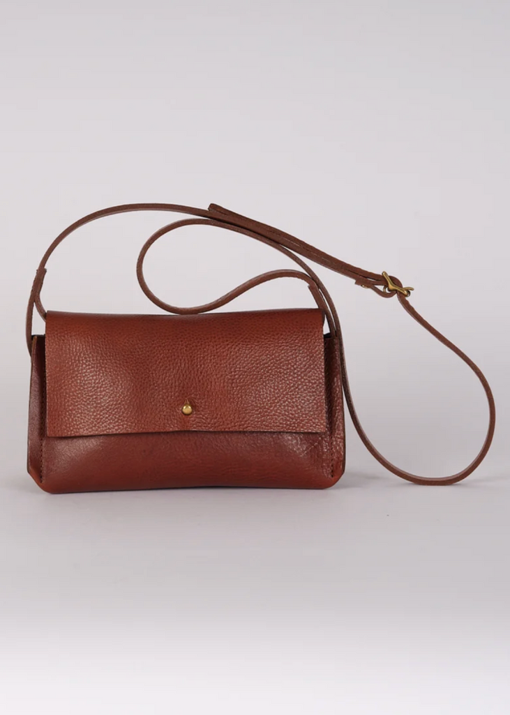 Kate Sheridan | Pleat Bag | Papaya