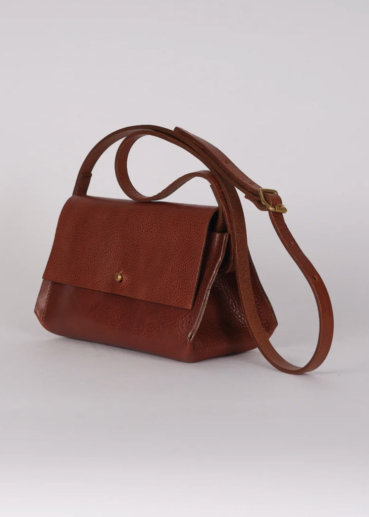 Kate Sheridan | Pleat Bag | Papaya