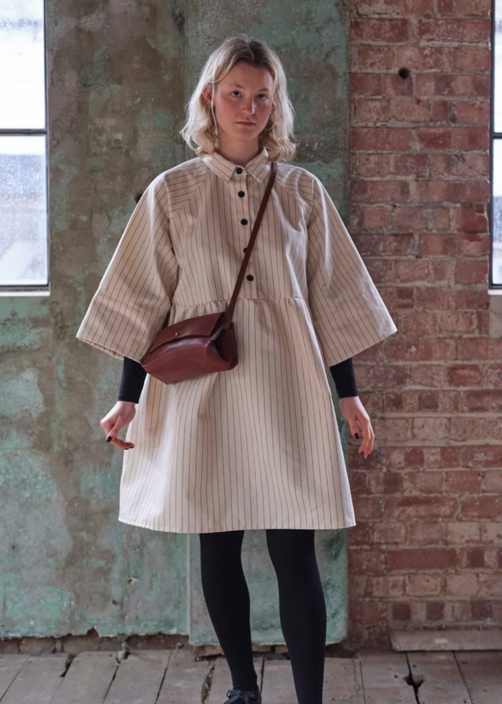 Kate Sheridan | Pleat Bag | Papaya