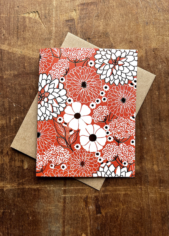 Katharine Watson | Floral Foil Stamped Card