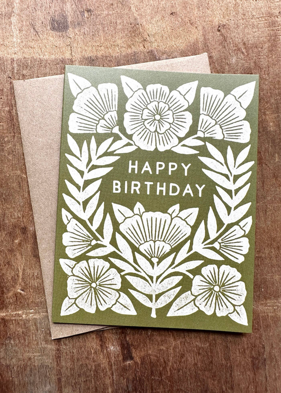 Katharine Watson | "Happy Birthday" Offset Printed Card