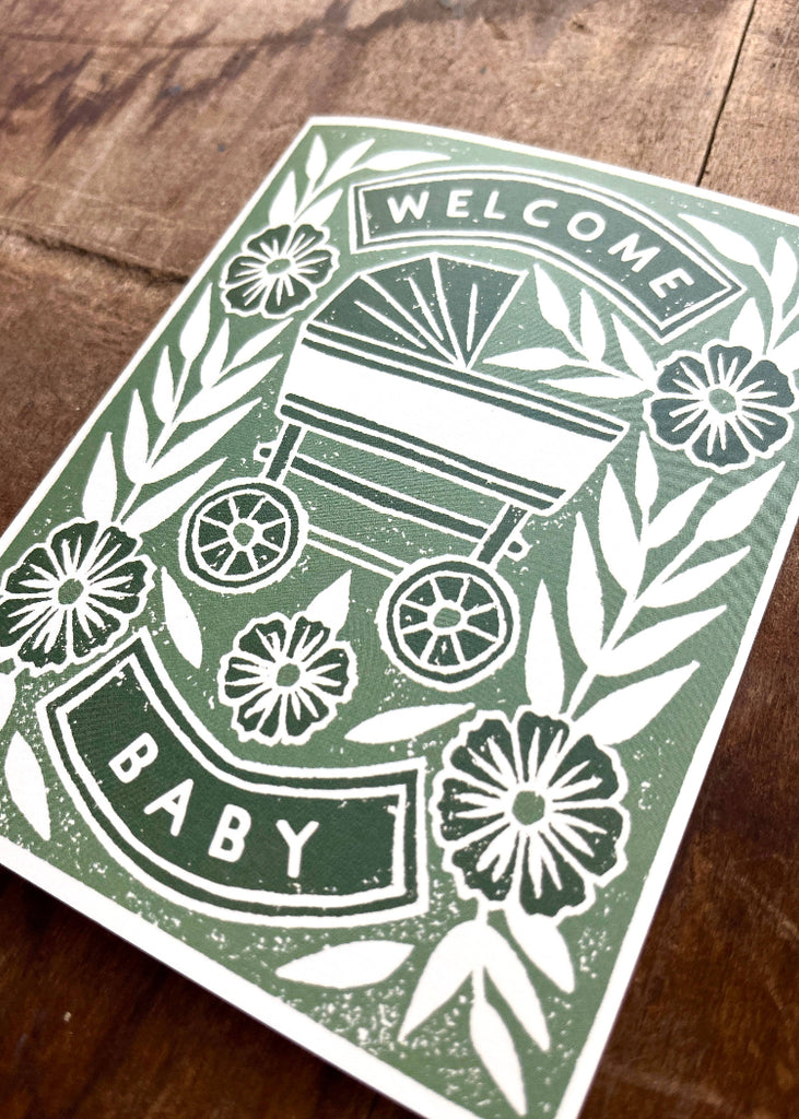 Katharine Watson | "Welcome Baby" Greeting Card