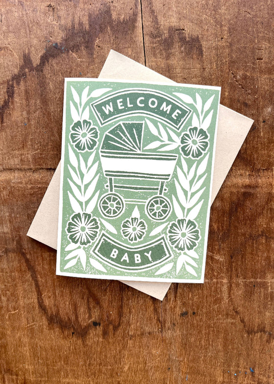 Katharine Watson | "Welcome Baby" Greeting Card