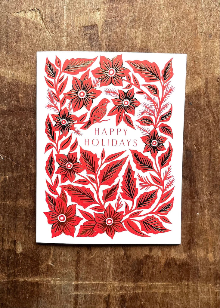 Katherine Watson | "Happy Holidays" Foil Stamped Card