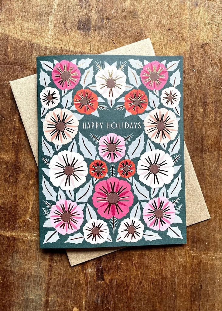 Katherine Watson | "Happy Holidays" Foil Stamped Card