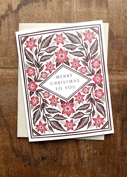 Katherine Watson | "Merry Christmas To You" Offset Printed Card