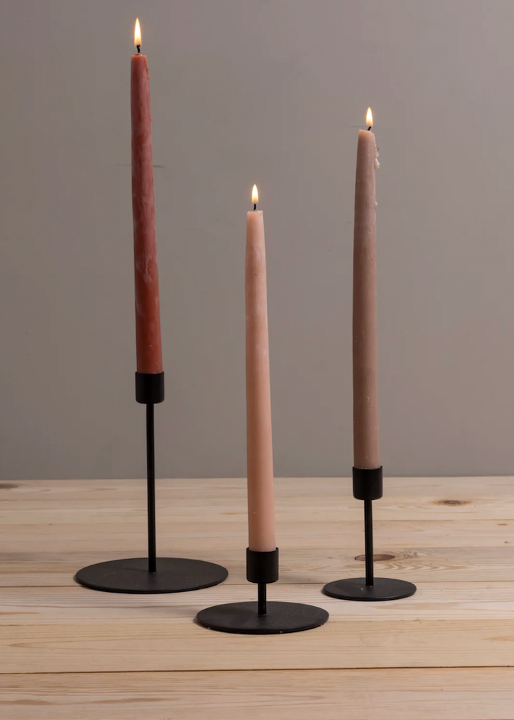 Kent Black Candlestick | Medium
