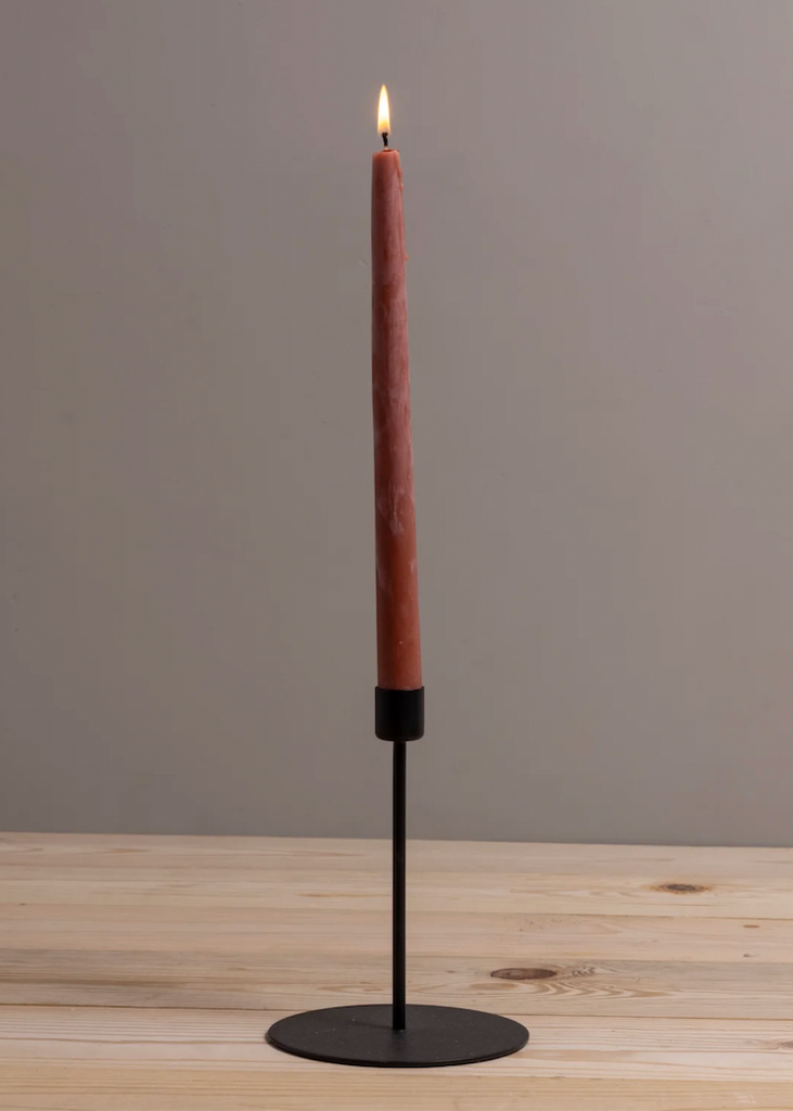 Kent Black Candlestick | Tall