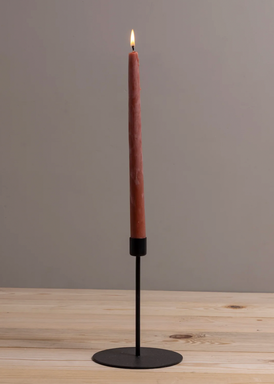 Kent Black Candlestick | Tall