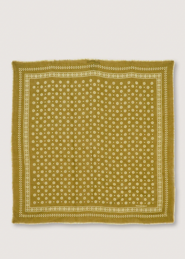 Khaki Foulard No 676 Scarf