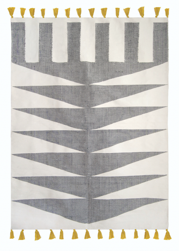 Kiliim | Black Cascade Rug