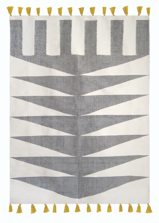 Kiliim | Black Cascade Rug