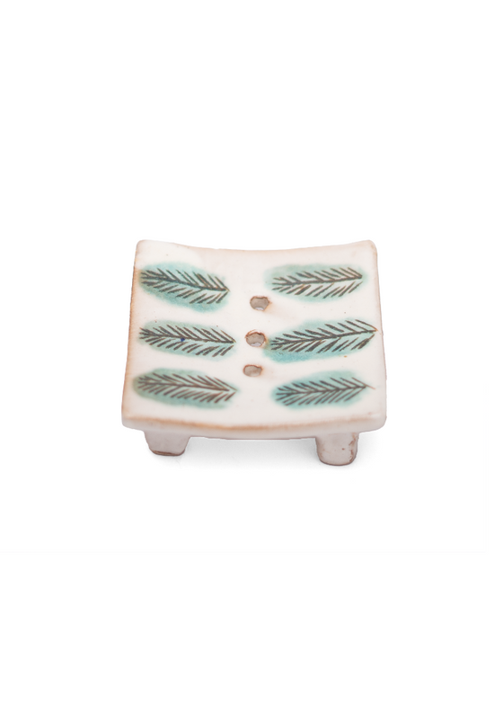 Kiliim | Fronds Ceramic Soap Dish