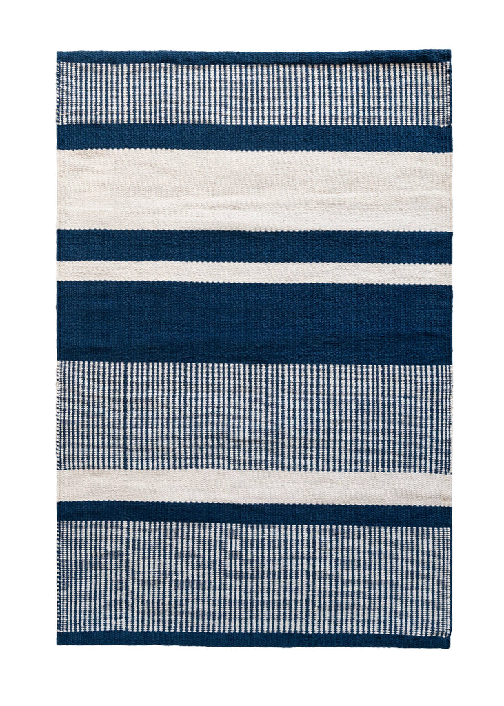 Kiliim | Navy Blue Hues Bath Mat