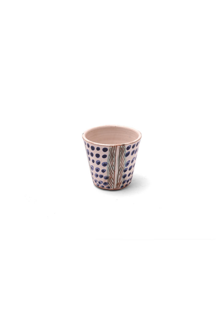 Kiliim | Palm Strokes Espresso Ceramic Cup